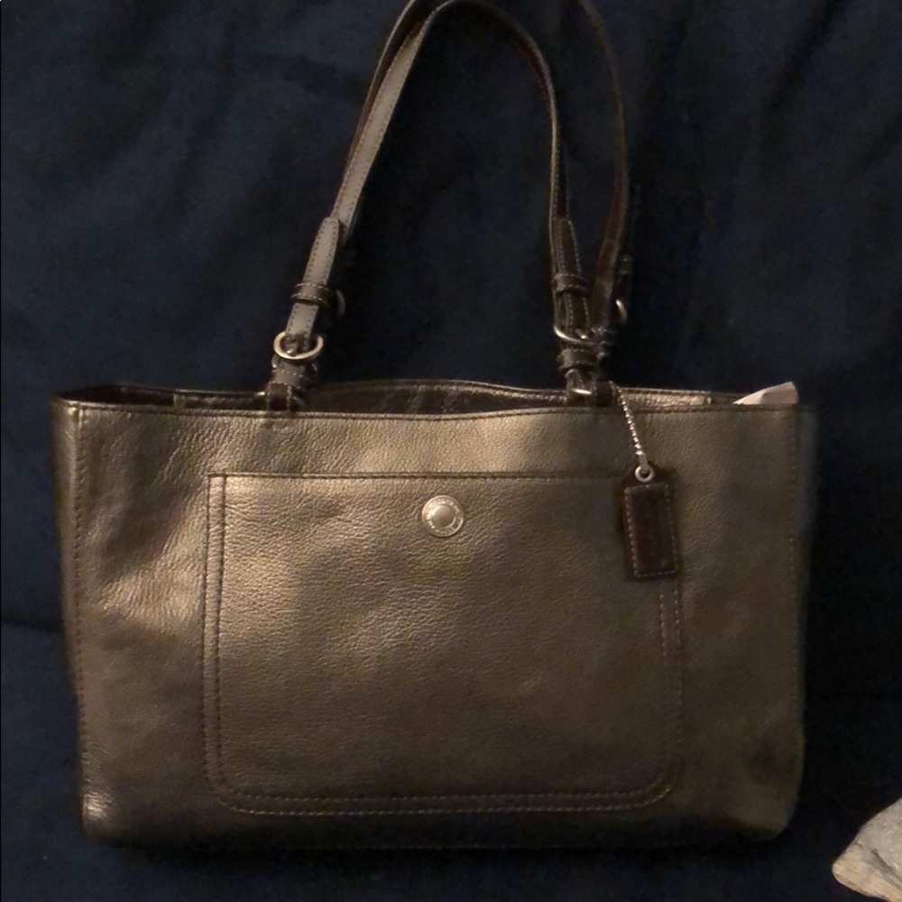 Used once, coach leather bag